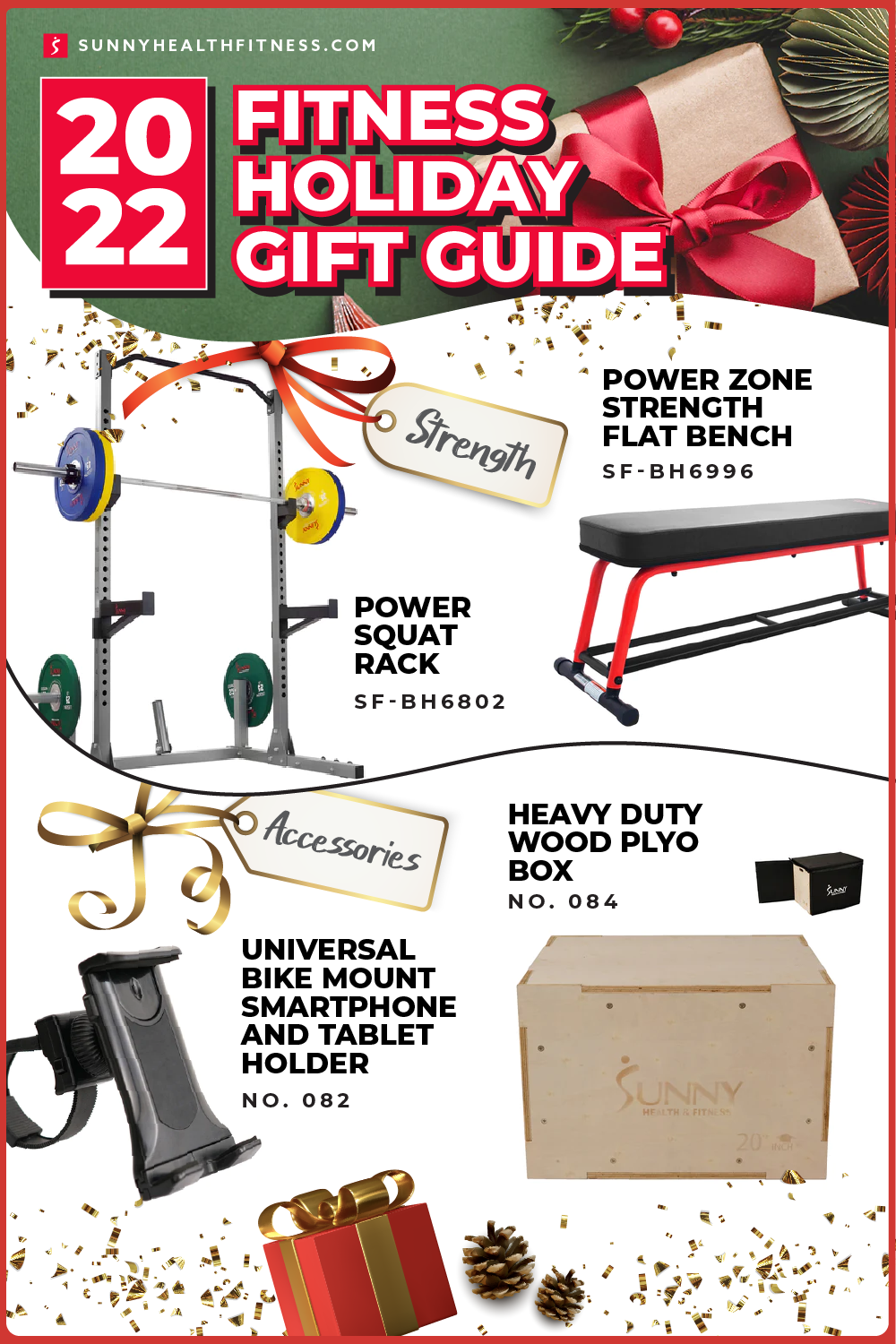 2022 Fitness Holiday Gift Guide - Exercise Equipment Infographic 3